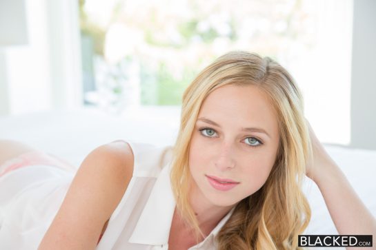 Blacked First Interracial for Beautiful Blonde Taylor Whyte with Milky Skin